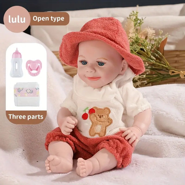 Silicon Newborn Baby Doll With Accessories