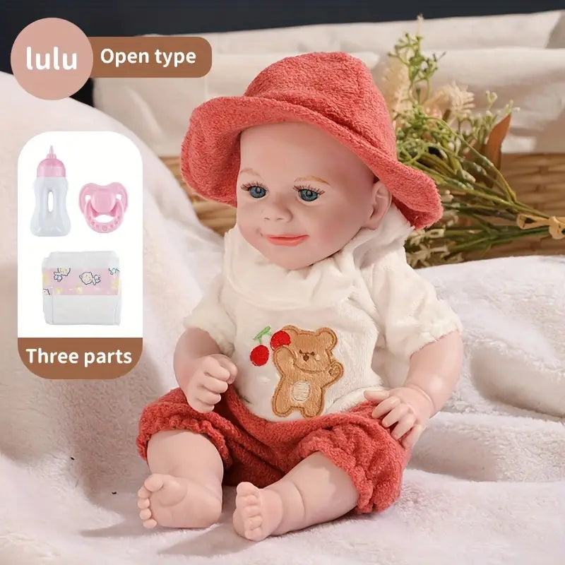 Silicon Newborn Baby Doll With Accessories