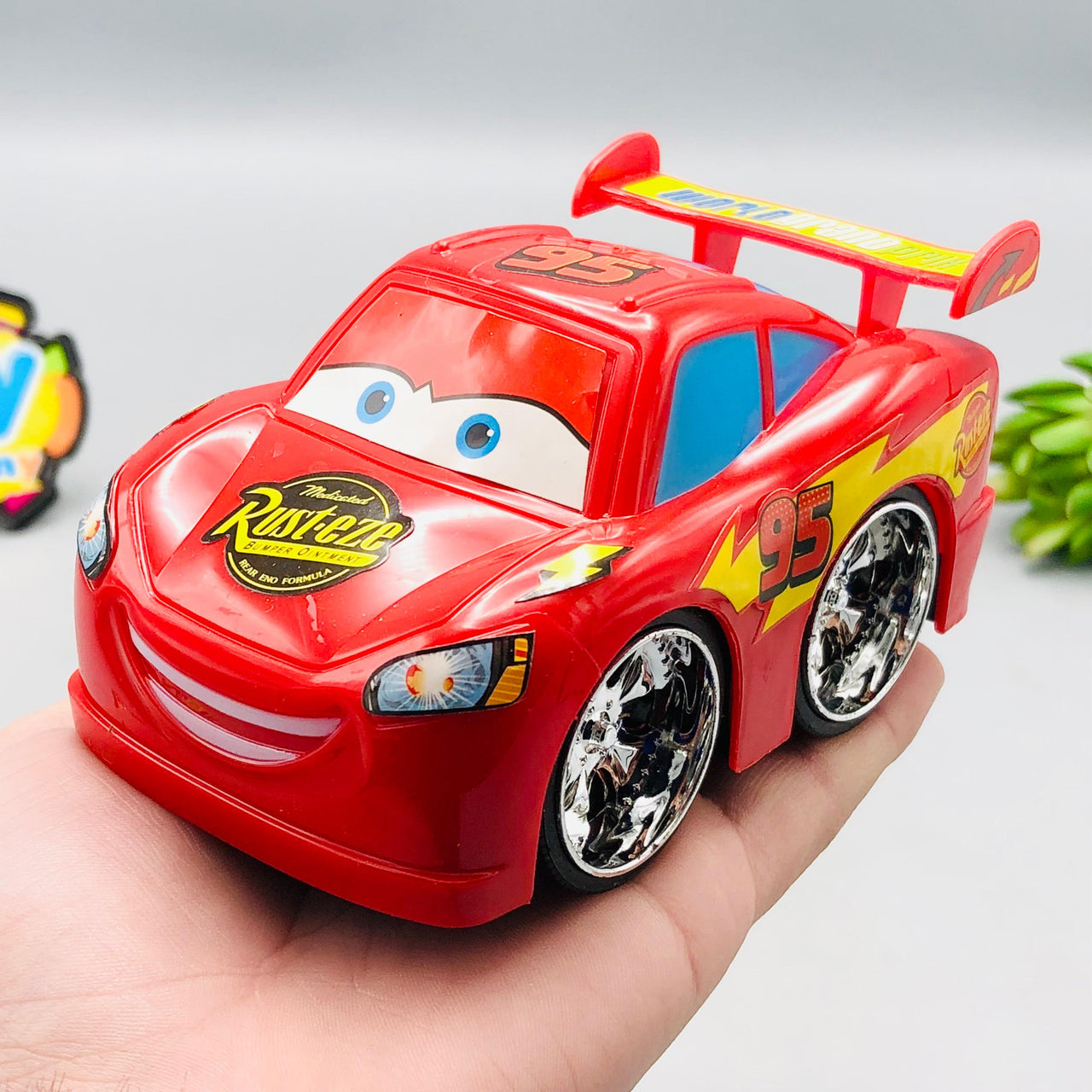 Mini ABS Inertial McQueen Car - 1Pc