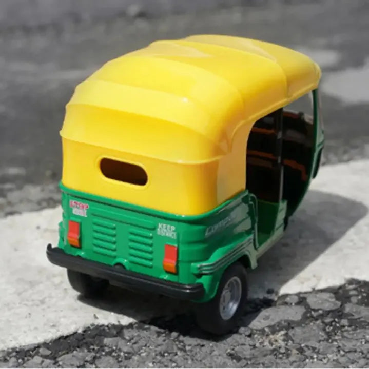 1:14 Diecast Mini CNG Auto Rickshaw Model