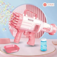 32 Holes Bazooka Colorful Bubble Gun