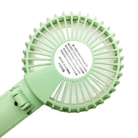 Rotate-able Electric Charging Handheld Fan With Lights