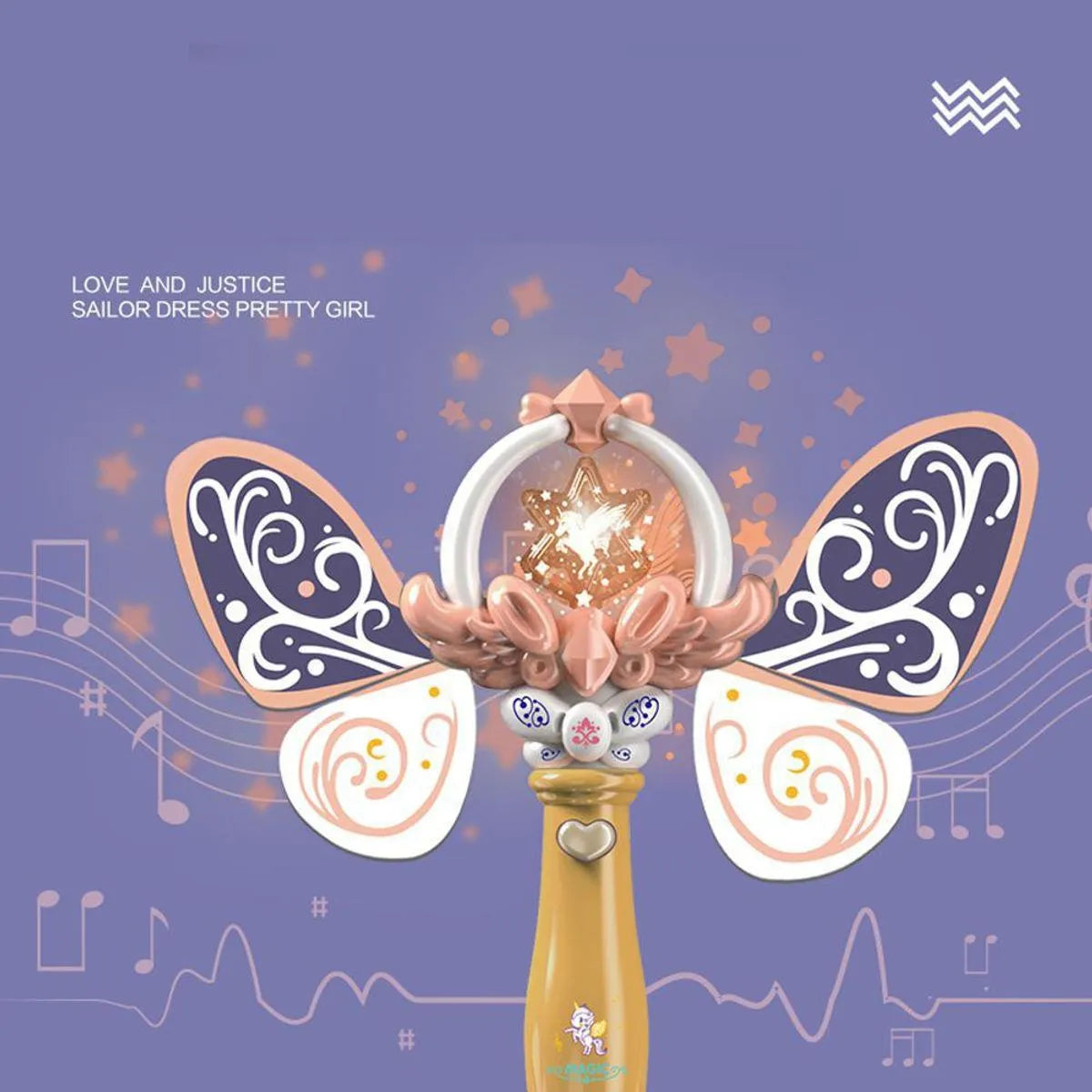 Butterfly Style Fairy Flash Magic Wand