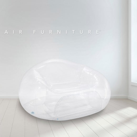 INTEX Transparent White Beanless Bag Chair 127x137x74cm