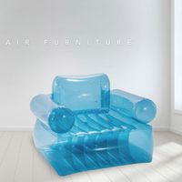 Thumbnail for INTEX Blue Armchair Transparent Sofa 43