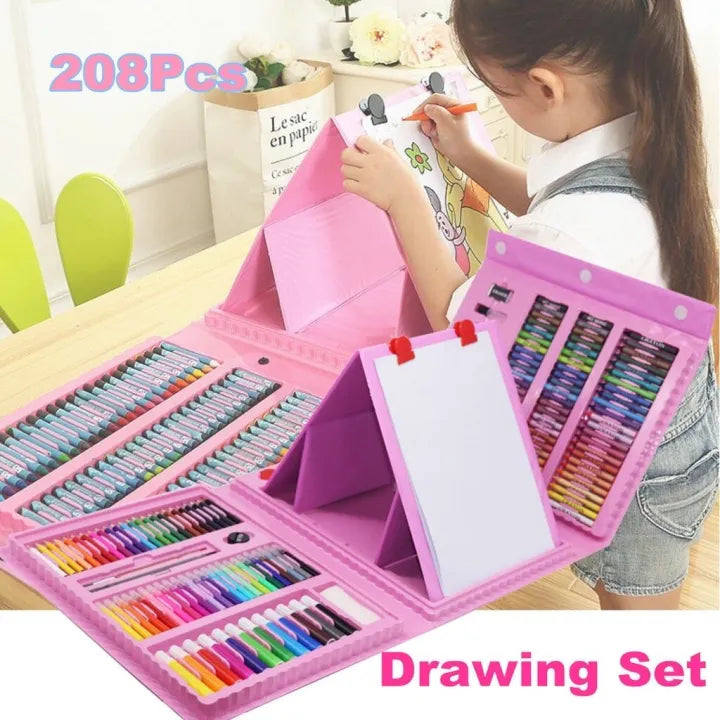 208Pcs Premium Unicorn Kids Super Mega Art Set