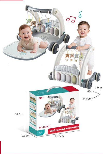 2in1 Baby Musical Piano Play Gym - Gray