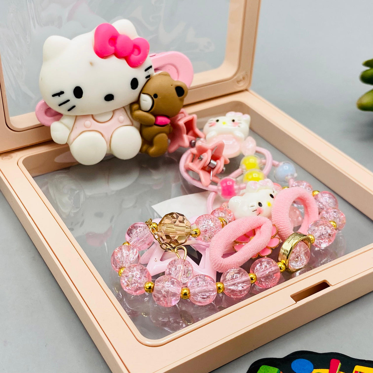 10Pcs Hello Kitty Girls Hair Accessories Set