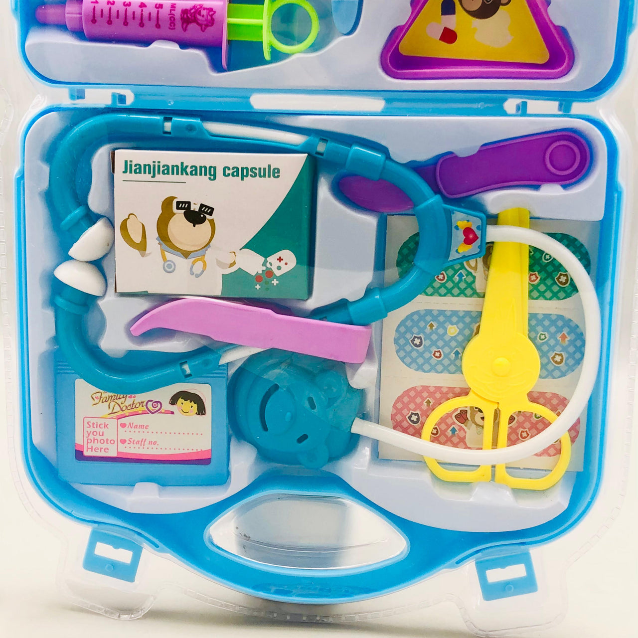 17Pcs ABS Pretend Play Kids Doctor Set - Blue