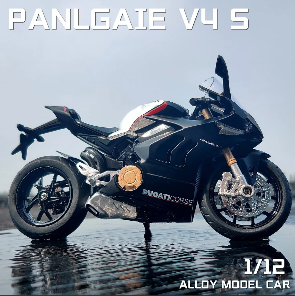 1:12 Mini Diecast Ducati Corse V4 Model Bike
