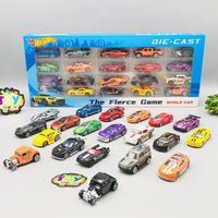 20Pcs Hot Wheels Diecast Mini Inertial Cars Set