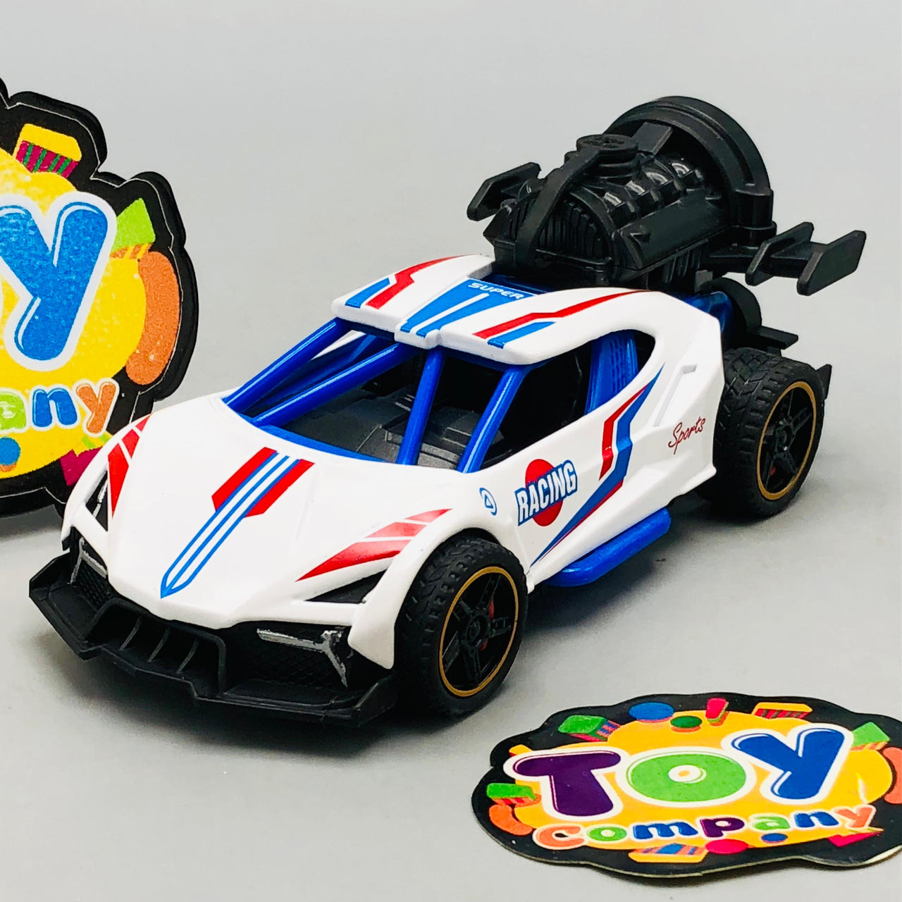 Mini ABS Pullback Car With Smoke - 1Pc