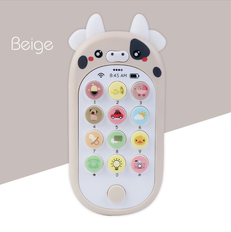 Kids Cartoon Musical Fun Mobile Phone With Lights