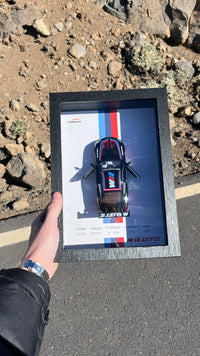1:32 Diecast BMW M8 GTE Model 3D Photo Frame