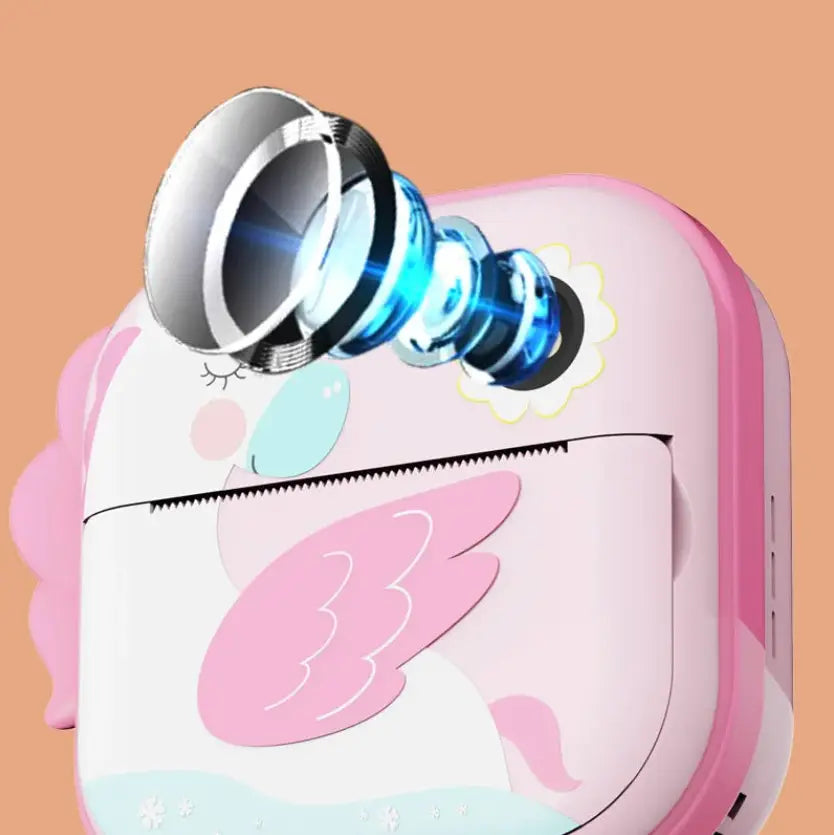 Kids Cute Unicorn Themed Instant Print Camera
