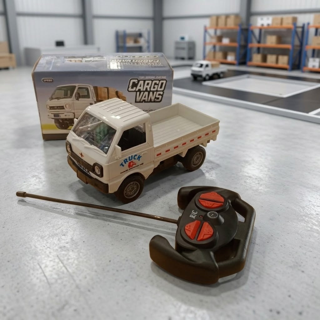 Remote Control Mini Cargo Pickup Truck With Headlights