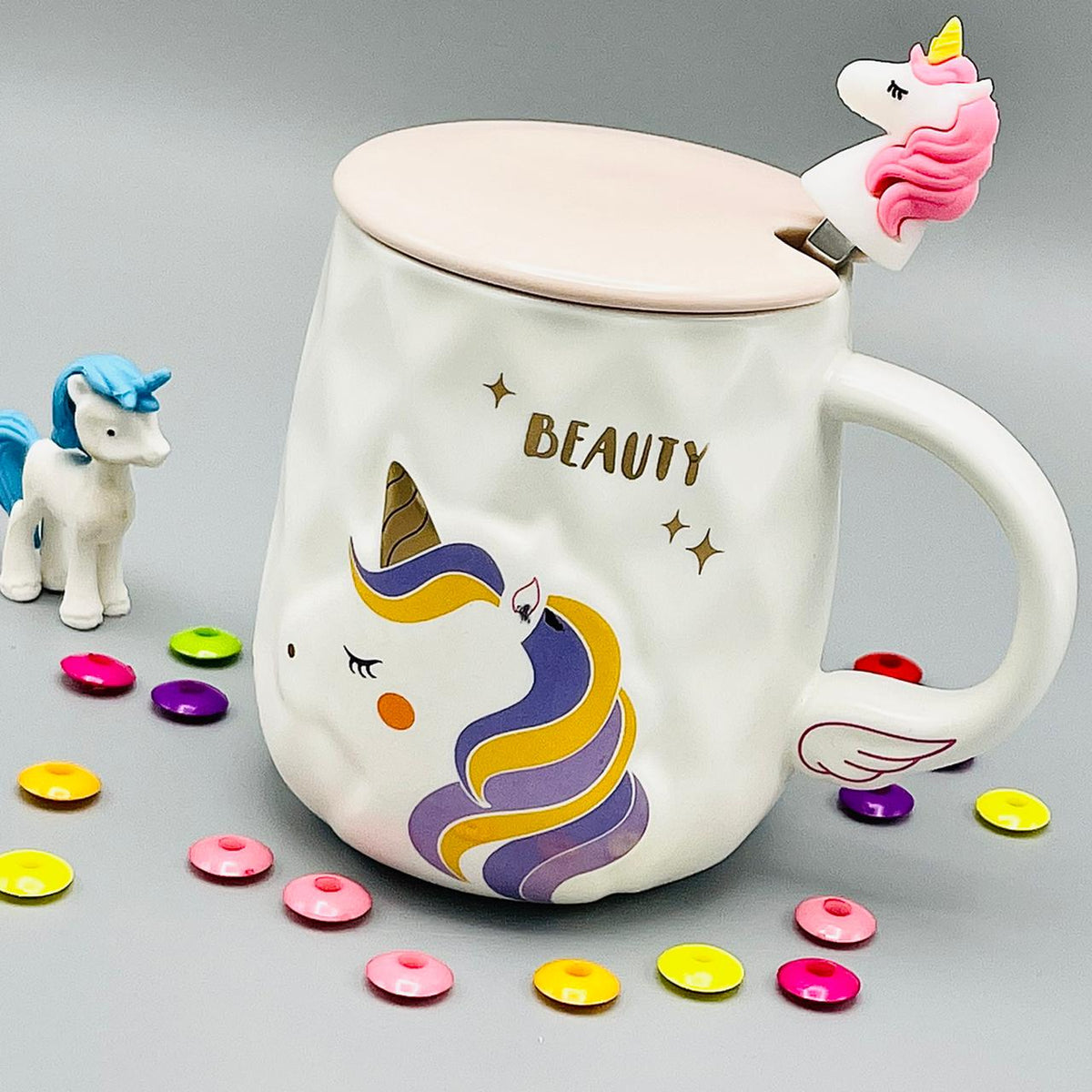 Premium Quality Unicorn Mug with Spoon