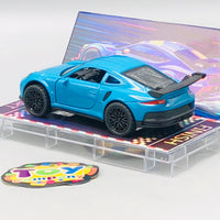 1:64 Diecast Porsche With Acrylic Display Box - Minor Fault