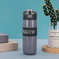 680ml Stainless Steel Sports Expert Water Bottle - Grey