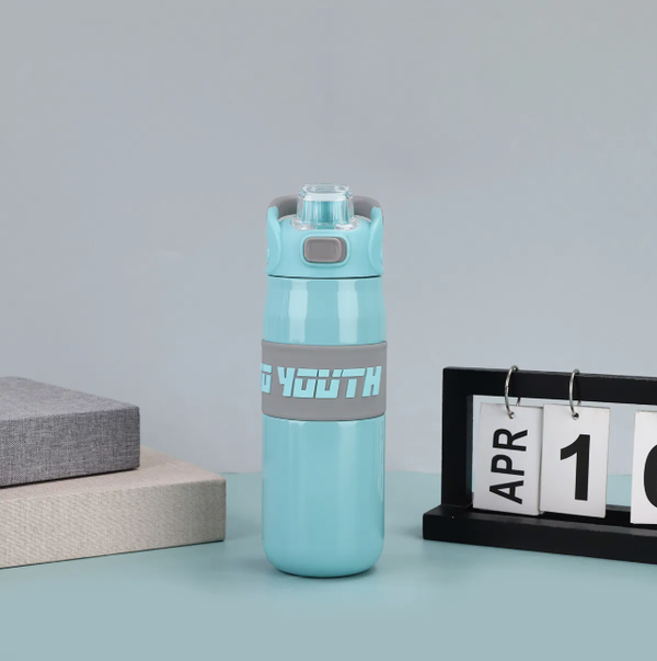680ml Stainless Steel Sports Expert Water Bottle - Teal Ferozi