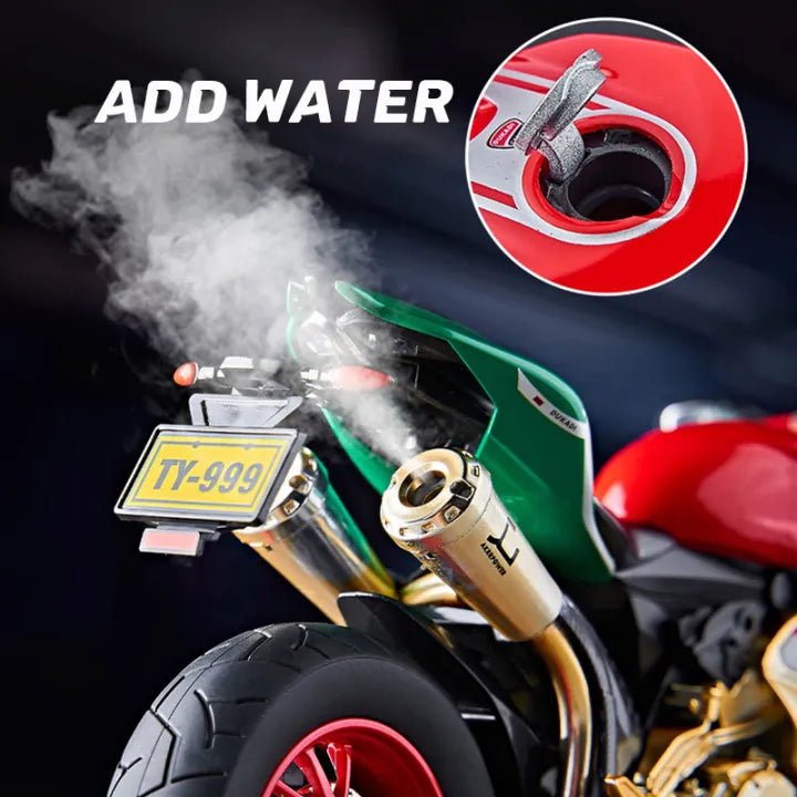 1:9 Diecast Ducati Bootable Spray Bike