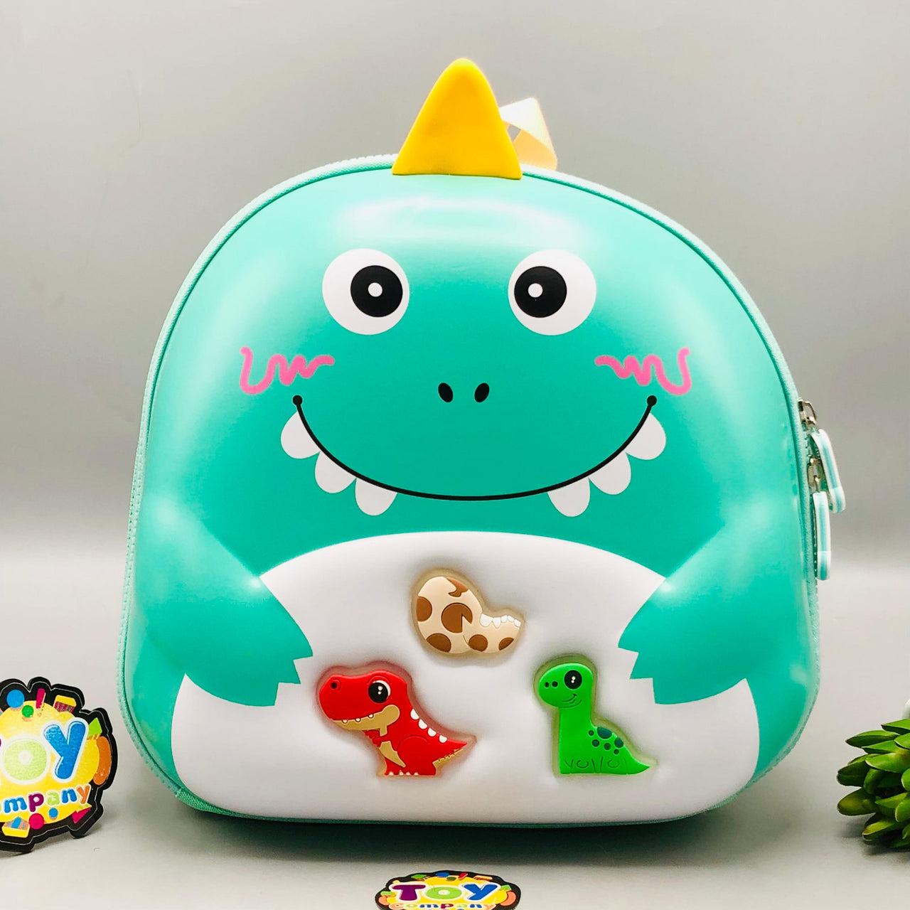 Luminous Dinosaur 3D Shell Kids Picnic Backpack