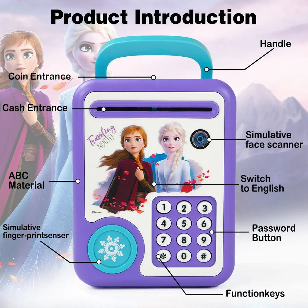 Frozen Face Recognition & Password Unlock Piggy Bank