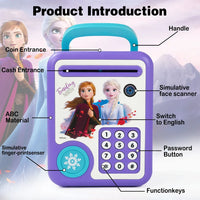 Frozen Face Recognition & Password Unlock Piggy Bank