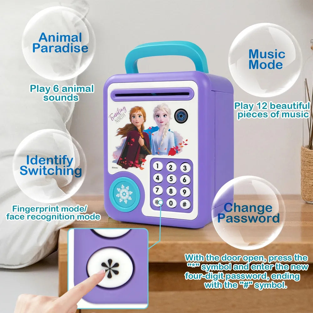 Frozen Face Recognition & Password Unlock Piggy Bank