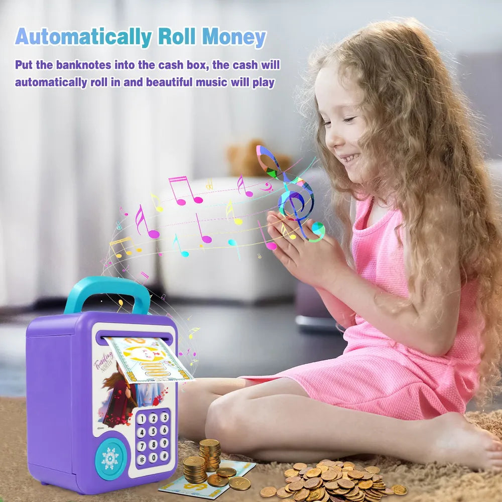 Frozen Face Recognition & Password Unlock Piggy Bank