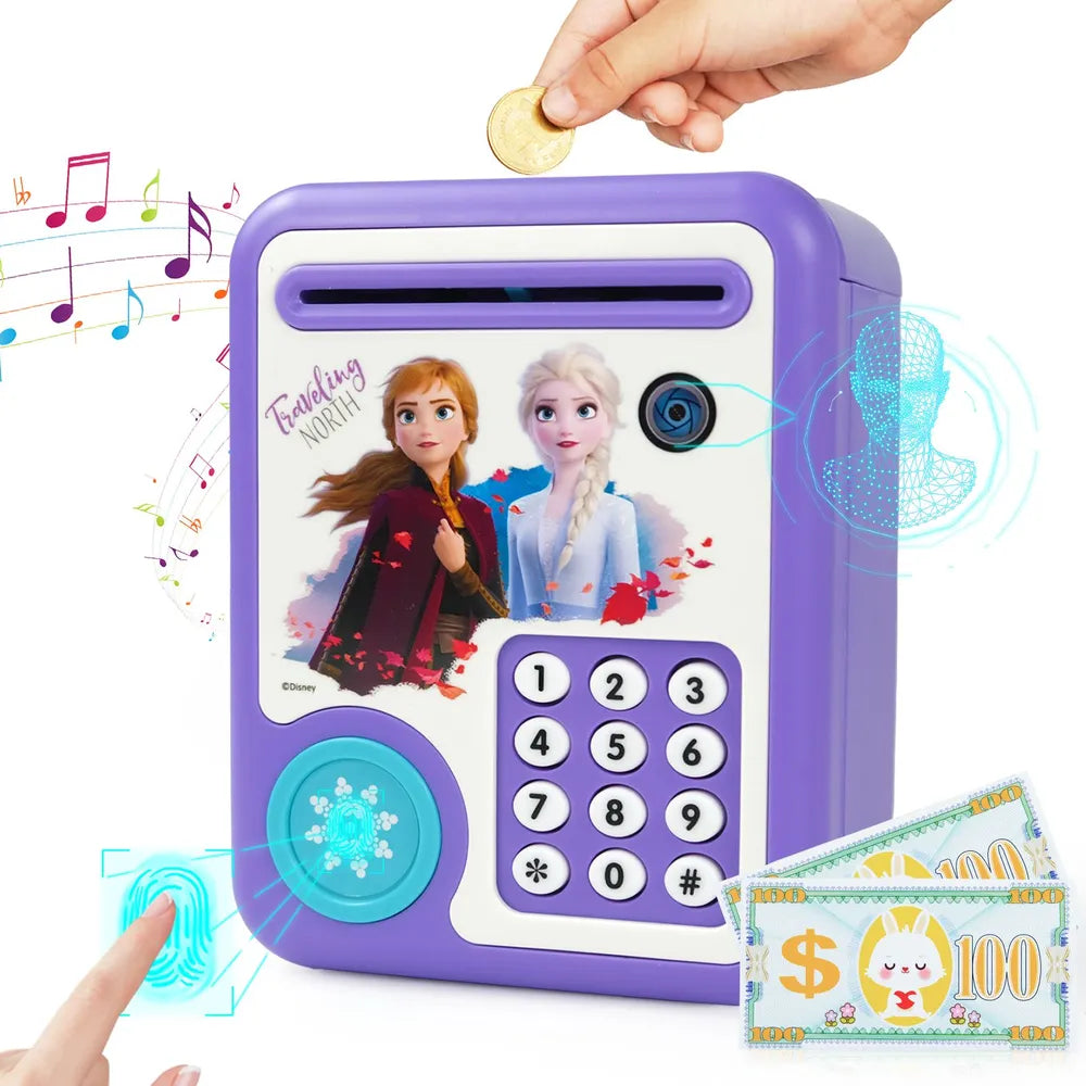 Frozen Face Recognition & Password Unlock Piggy Bank
