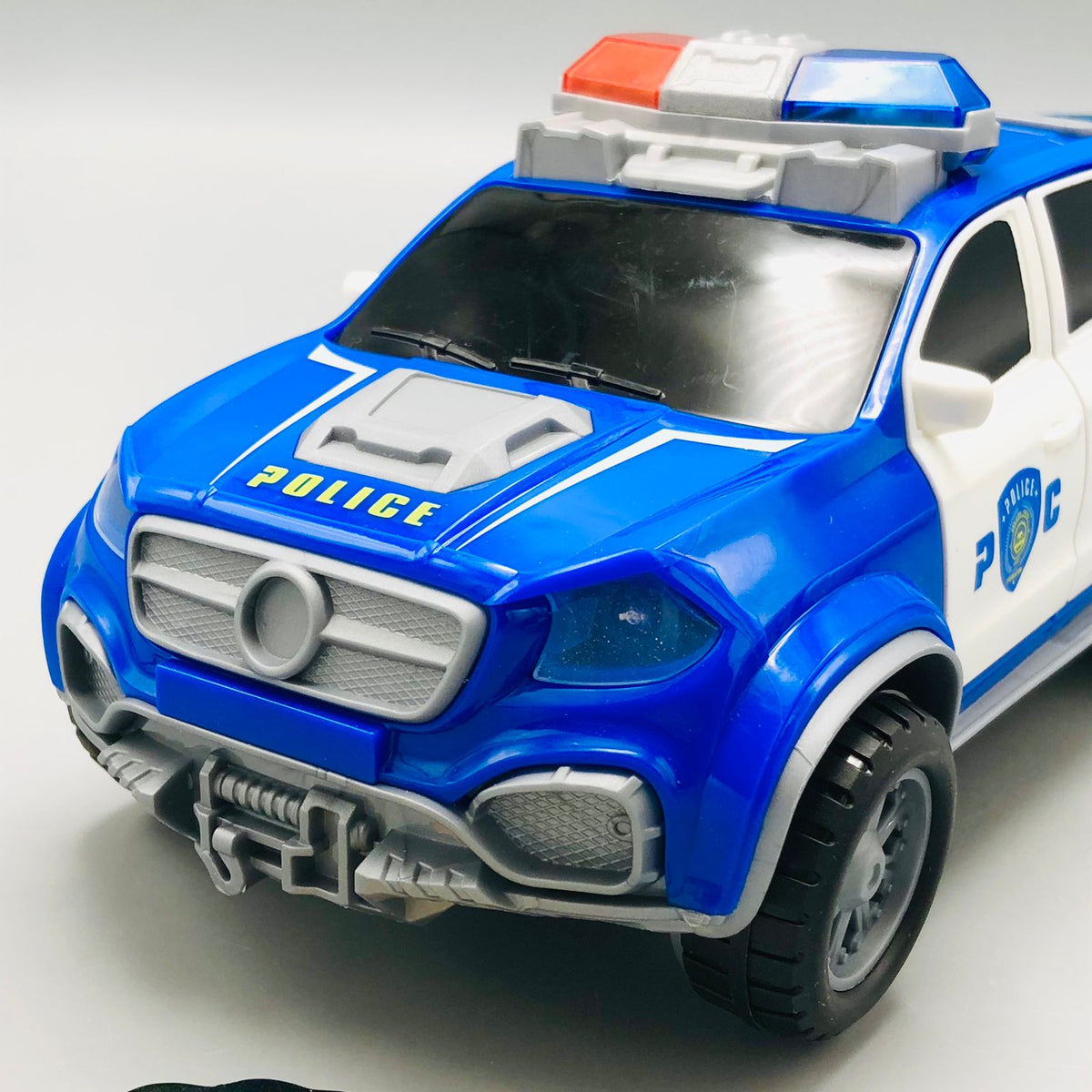 Electronic Musical Police Truck With Openable Doors