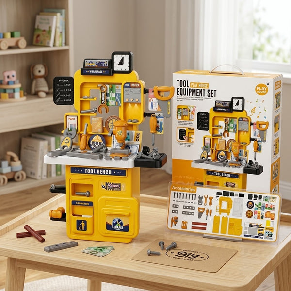 68Pcs Kids Pretend Play Tools Equipment Set