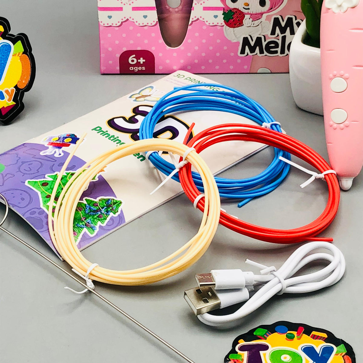 Electric Hello Kitty Toddlers 3D Drawing Pen