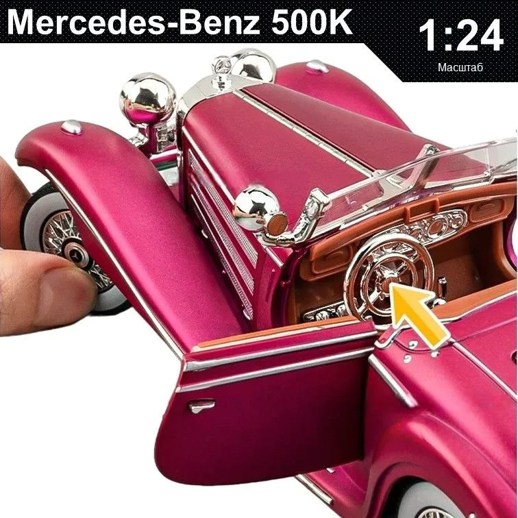 1:24 Diecast 1936 Mercedes Benz 500K