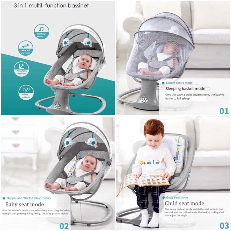 Mastela 3in1 Deluxe Multi-Functional Bassinet