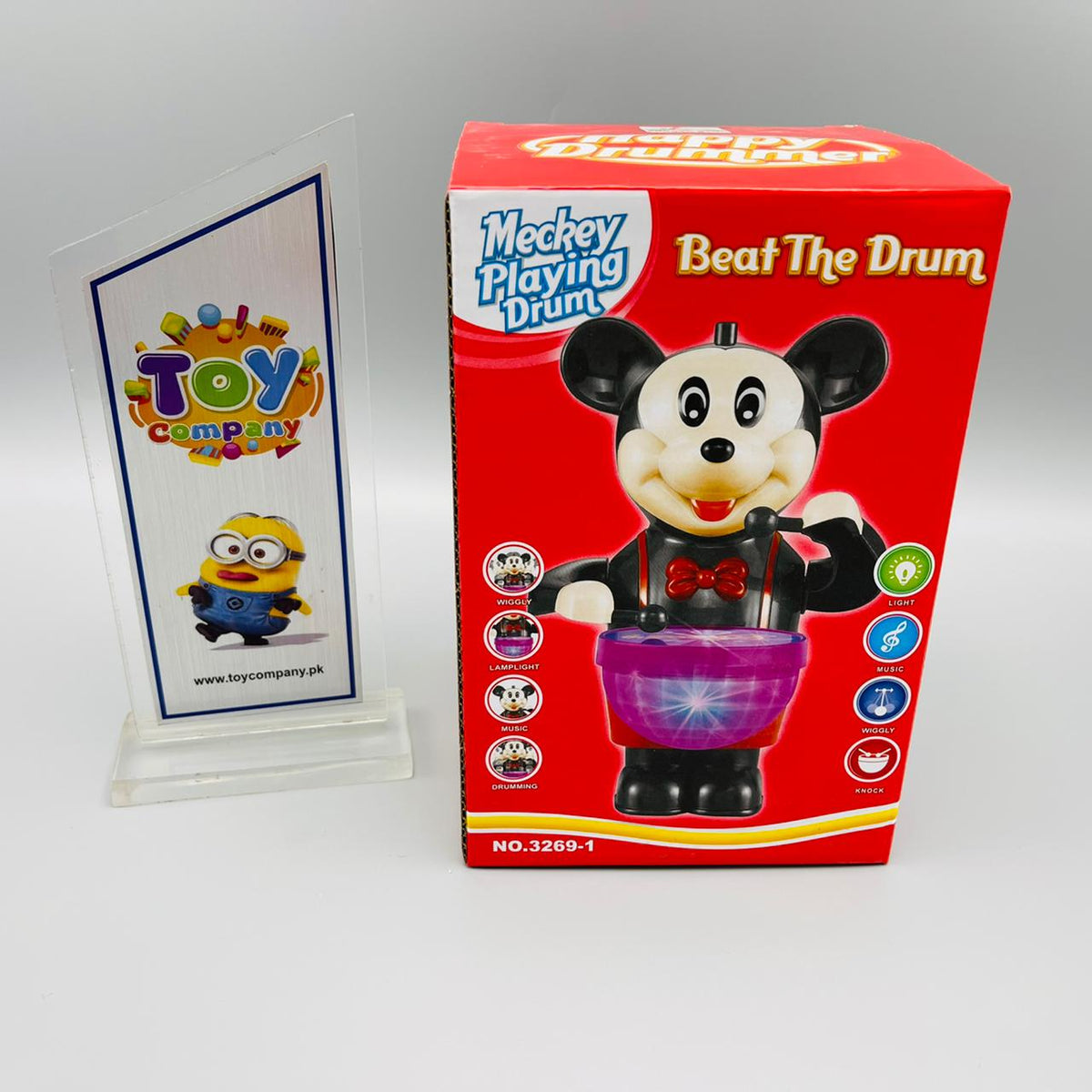 Mickey Mouse Playing Drum