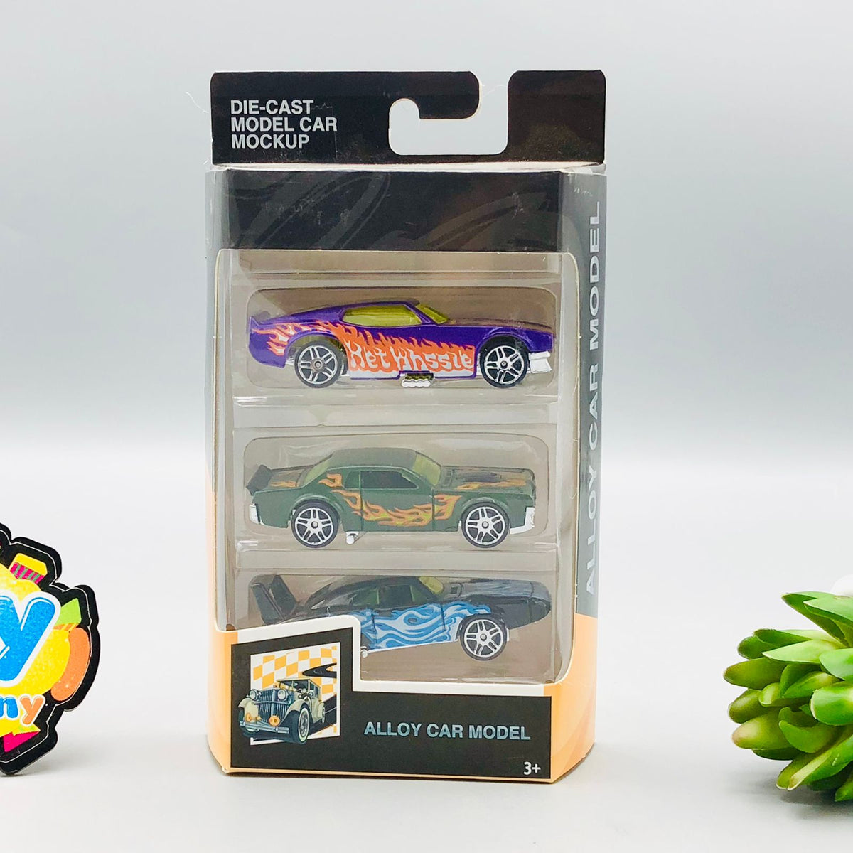 3Pcs Diecast Mini Model Cars Set - Assortment