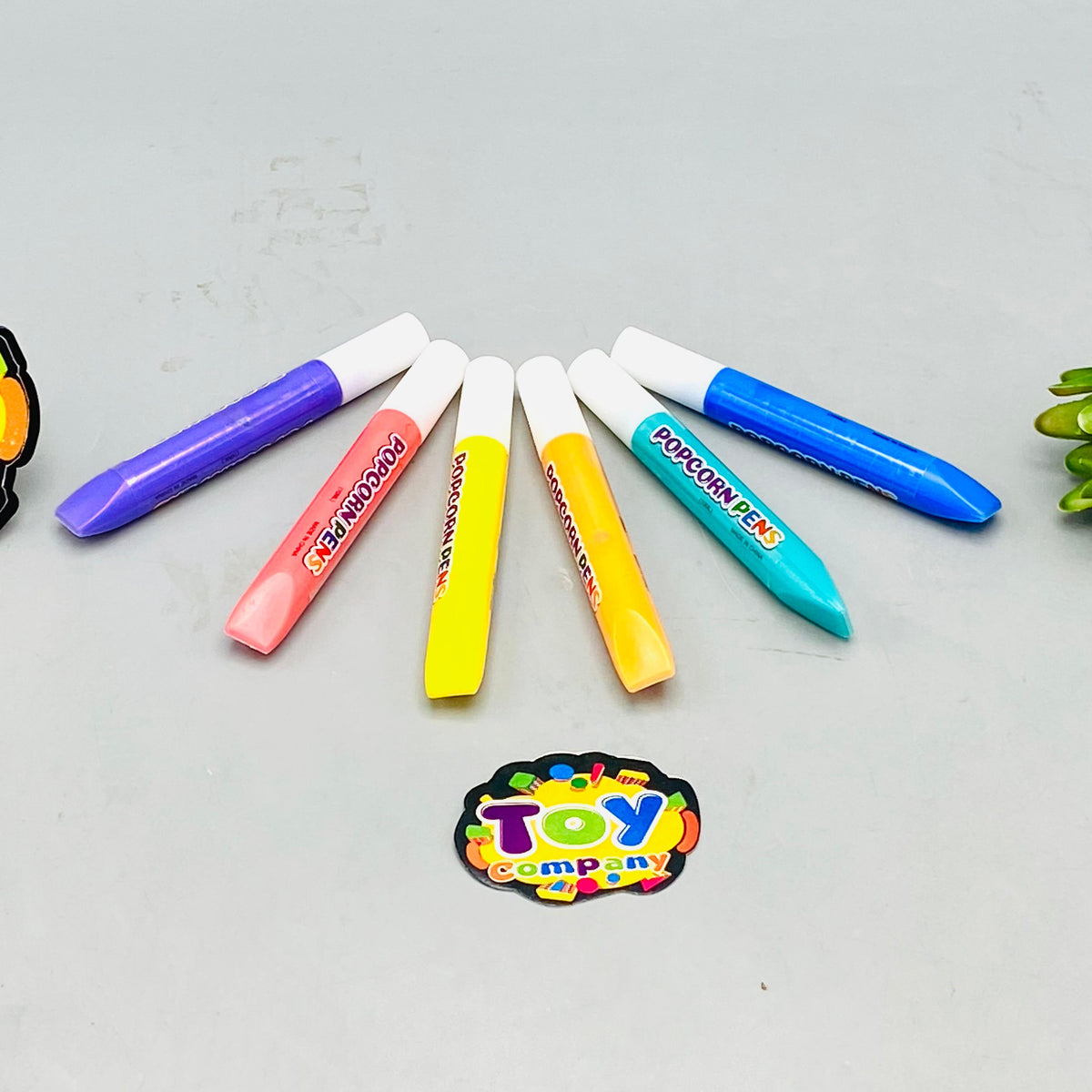 6Pcs 3D Art Popcorn Color Pen