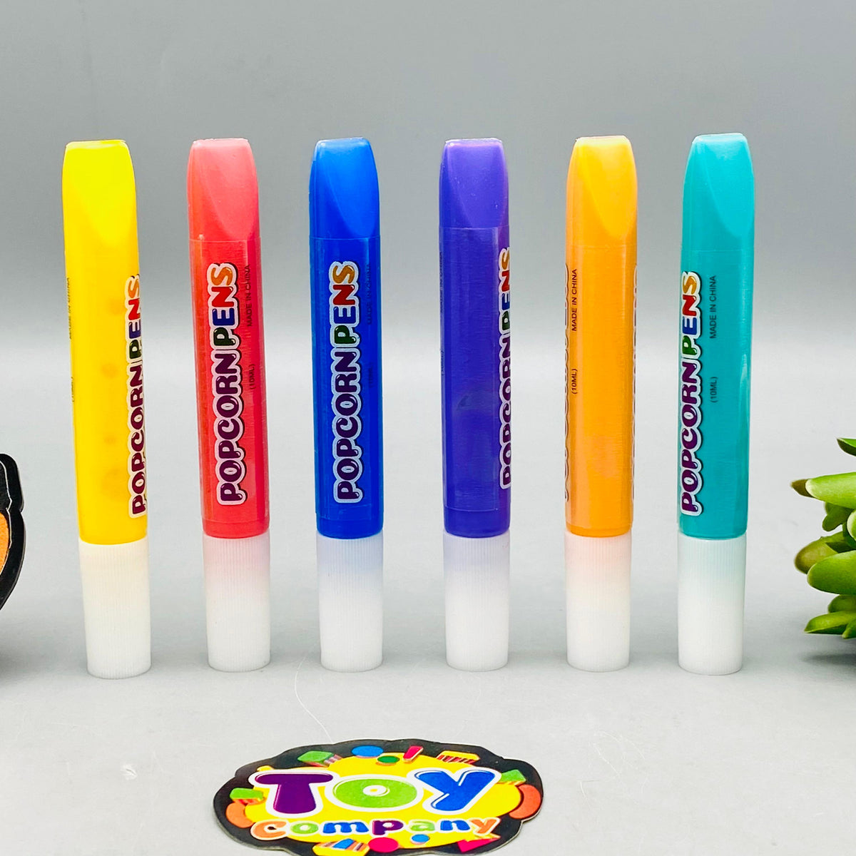 6Pcs 3D Art Popcorn Color Pen