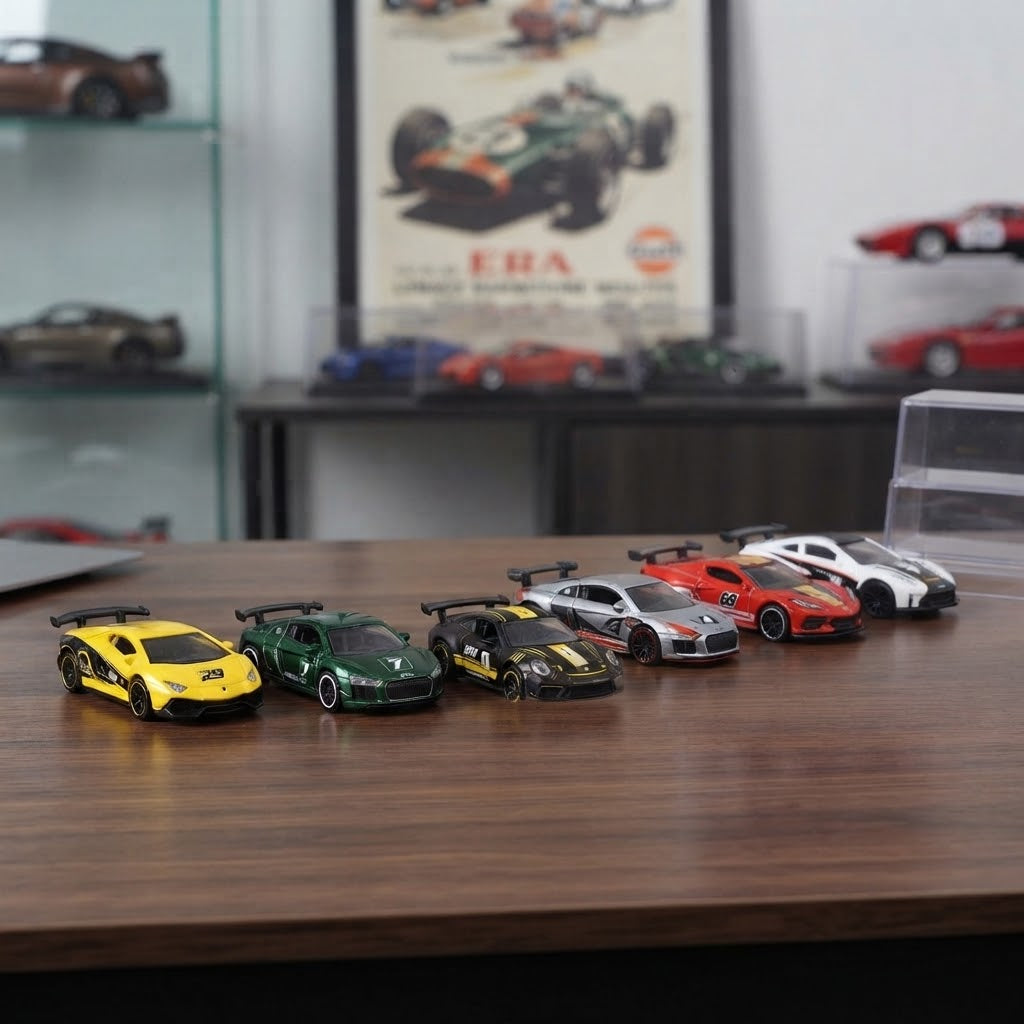 6Pcs Alloy 1:64 Mini Cars Set
