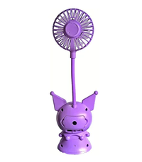 Kuromi Flexible Table Fan With Sharpener