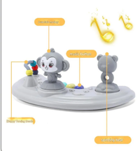 Multi-functional 3in1 Baby Monkey Musical Walker - Gray