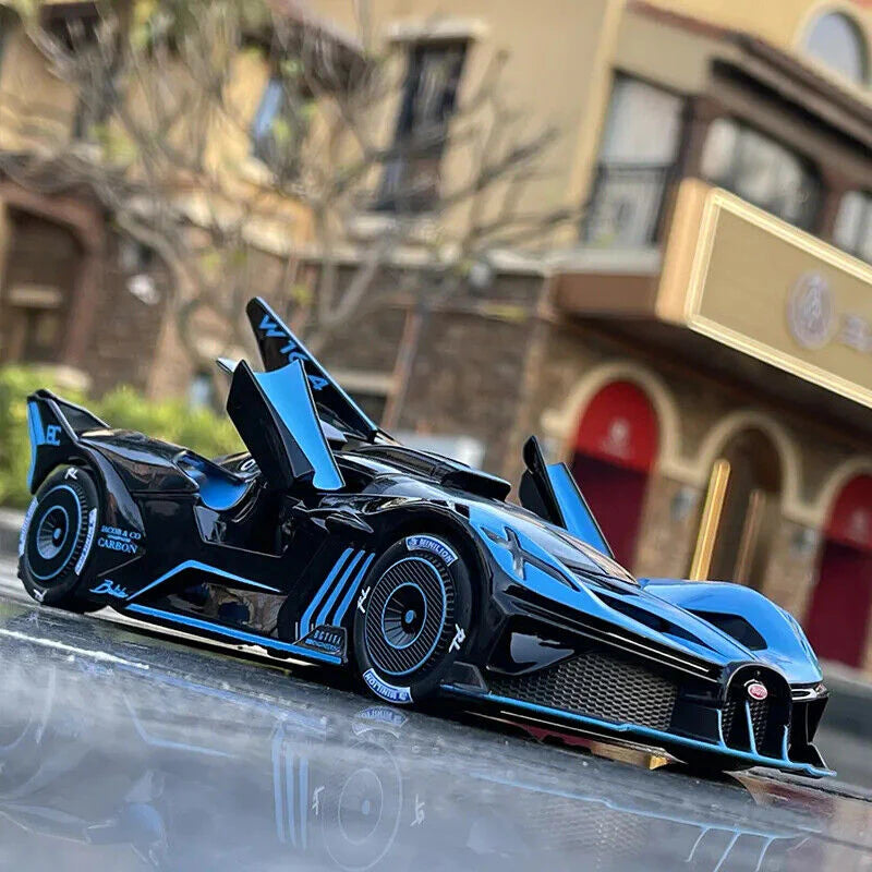 1:24 Diecast Bugatti Bolide Model Car With Smoke
