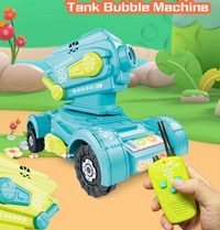 RC Tank Colorful Bubble Machine