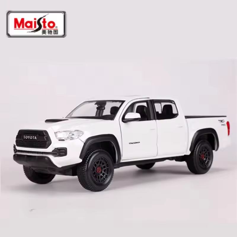 Maisto 1:27 Toyota Tacoma TRD PRO Model - White