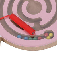 Wooden Magnetic Pen Driving Beads Game