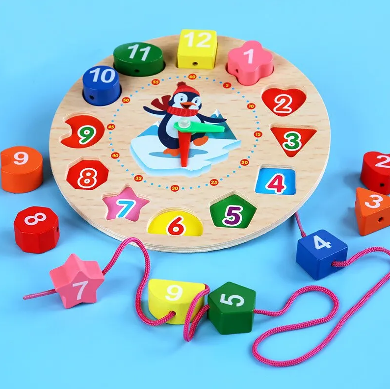 Wooden Montessori Analog Clock