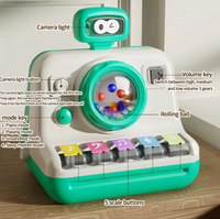 Baby Musical Camera Finger Piano With Lights