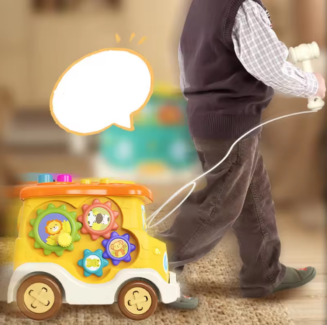 Multi-functional Baby Musical Auto-Bus